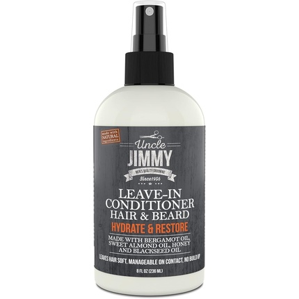 

Кондиционер для волос и бороды для мужчин, несмываемый, 8 унций Uncle Jimmy