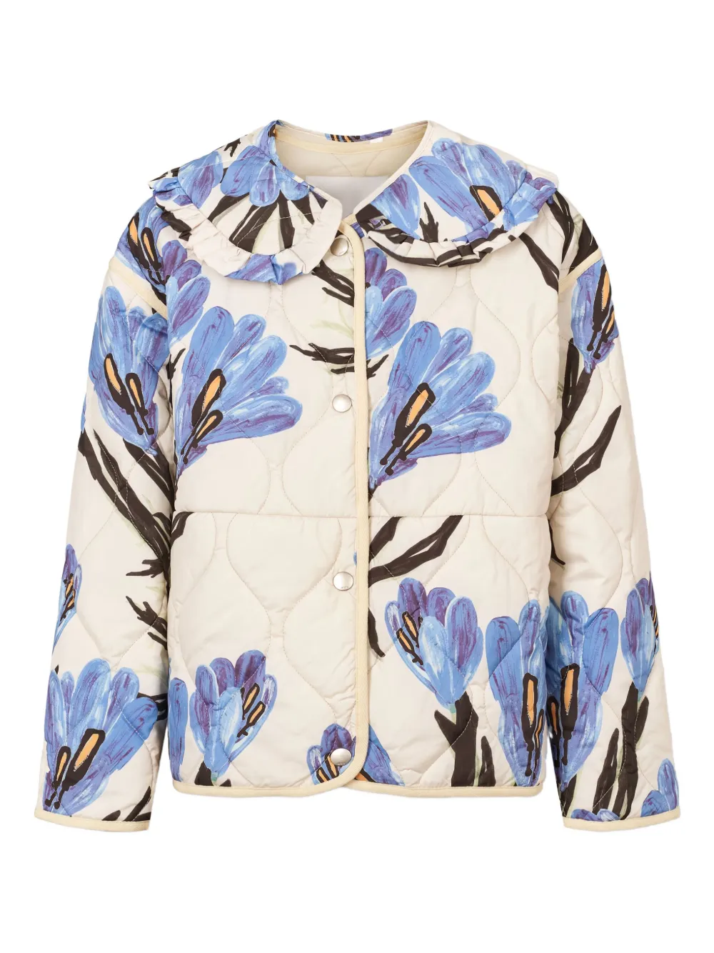 

Стеганая куртка Hailey с цветочным принтом Molo, бежевый