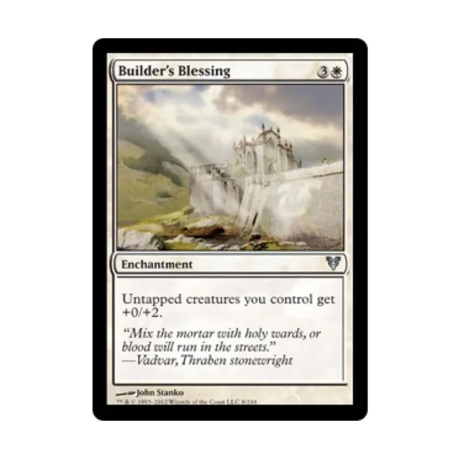 

CCG Благословение строителя (U), MTG - Avacyn Restored