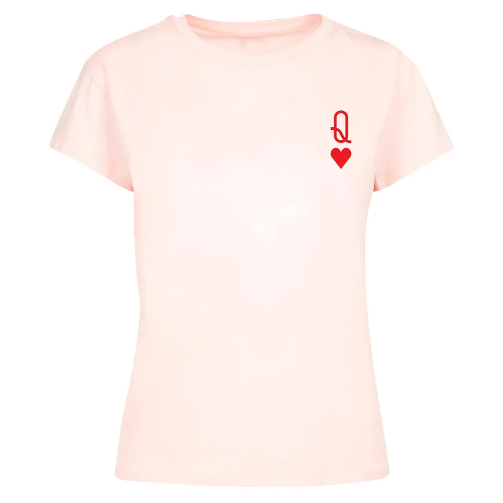 

Футболка с коротким рукавом Mc Clothes Queen Of Hearts Box, розовый