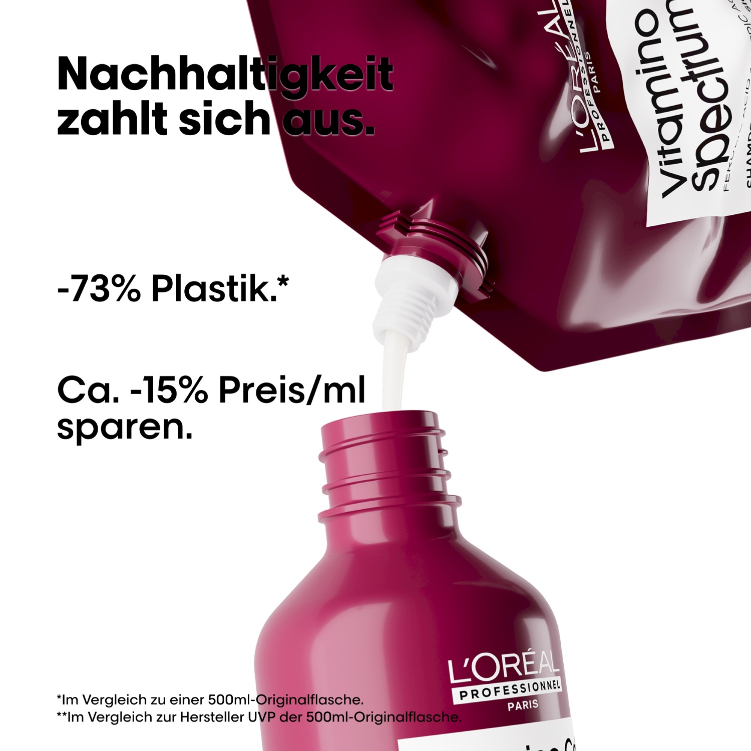 Шампунь serie expert vitamino color spectrum L Oreal Professionnel Paris, объем 500 мл — фото 4