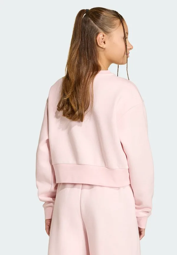 Толстовка свободного кроя с круглым вырезом Adidas Originals, Sandy Pink Mel — фото 2