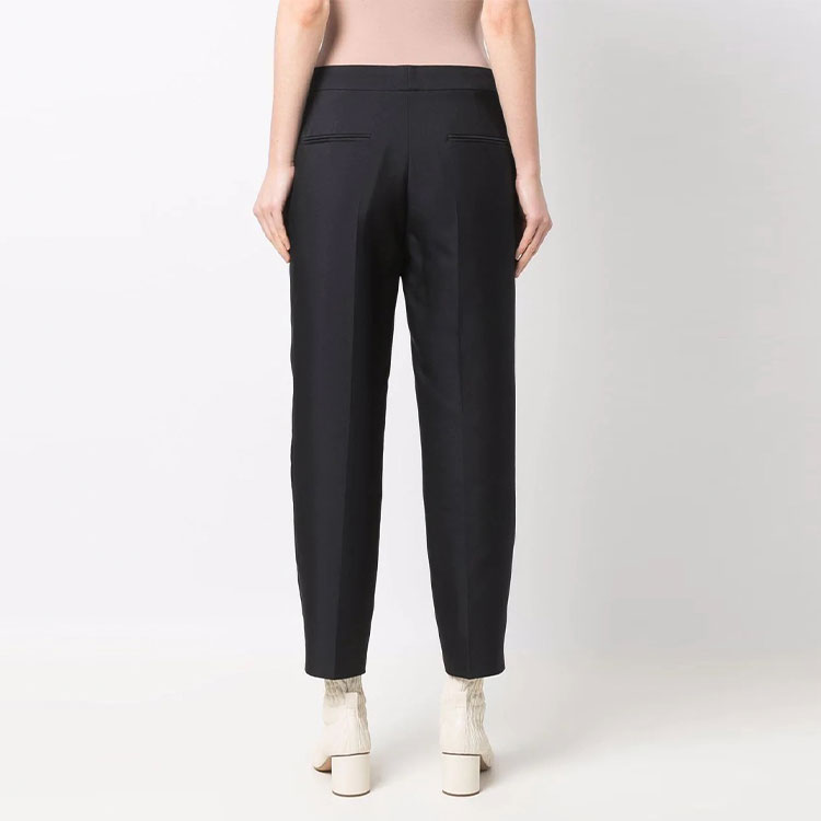 Женские повседневные брюки темно-синие JIL SANDER — фото 4