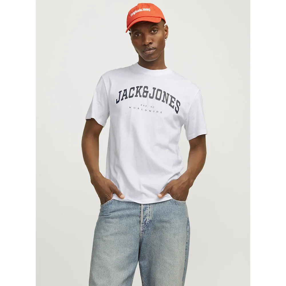 

Футболка с коротким рукавом Jack & Jones Caleb Varsity, белый
