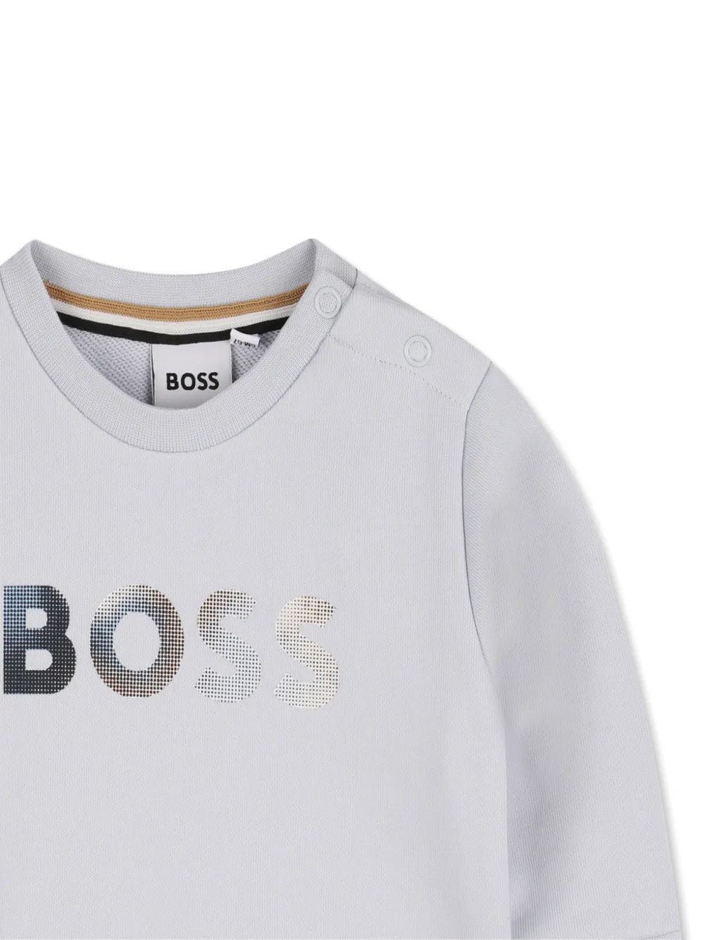 Толстовка с длинными рукавами Boss Kidswear, серый — фото 3