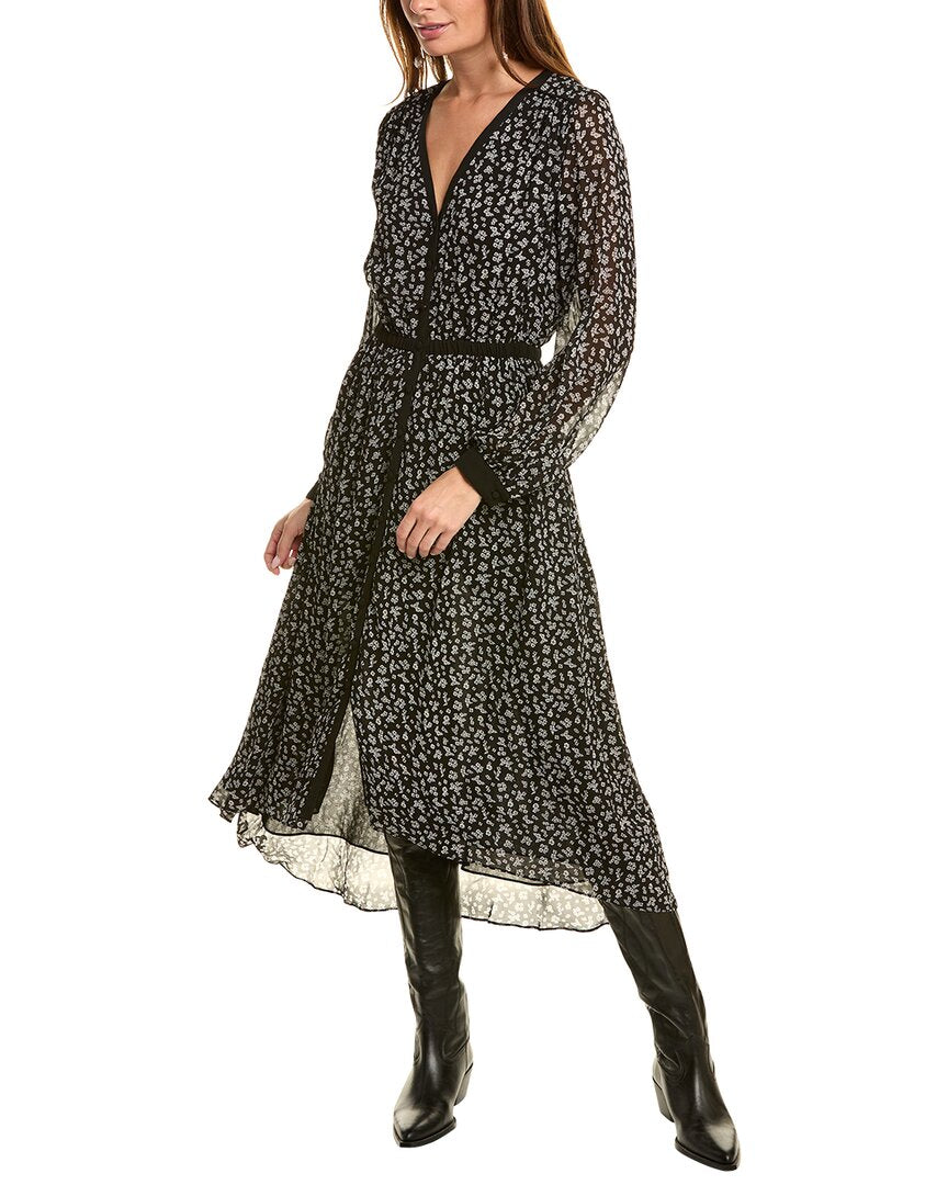 

Платье-рубашка Kooples Midi The Kooples, черный