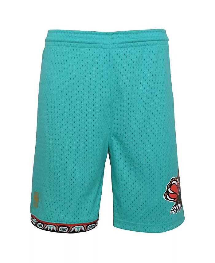 Шорты Big Boys Turquoise Vancouver Grizzlies Hardwood Classics Swingman Mitchell & Ness — фото 3