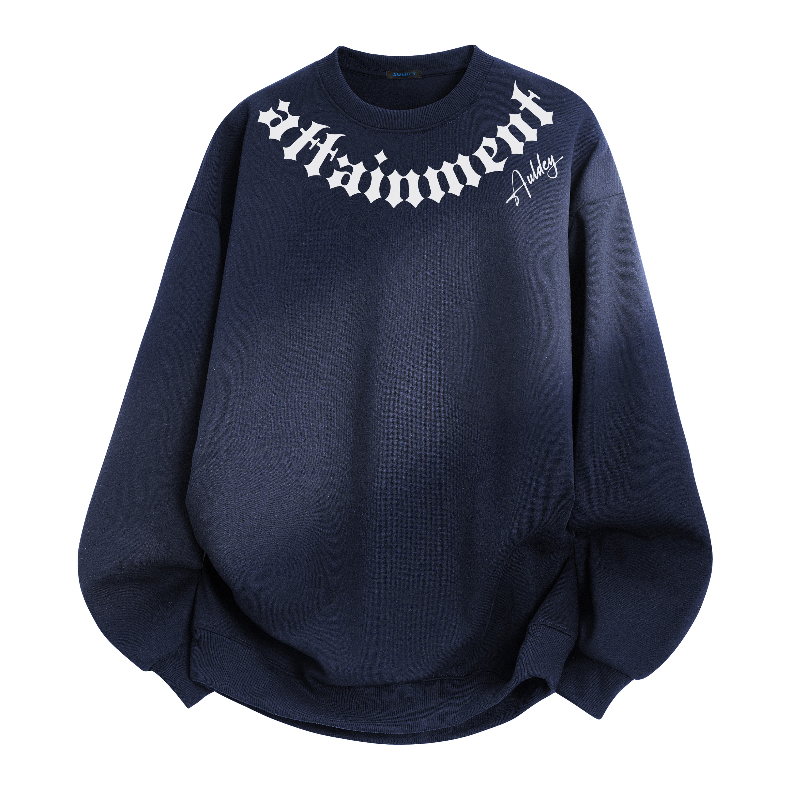 

Свитшот Unisex Crew Neck Thickened Regular AULDEY, темно-синий (fleece-lined)