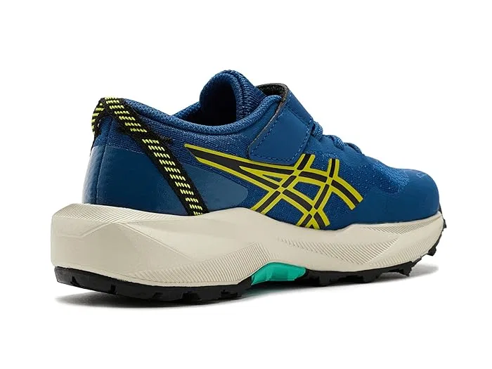 Кроссовки на шнуровке Pre Venture 11 ASICS Kids, Twilight Blue/Cacti — фото 4