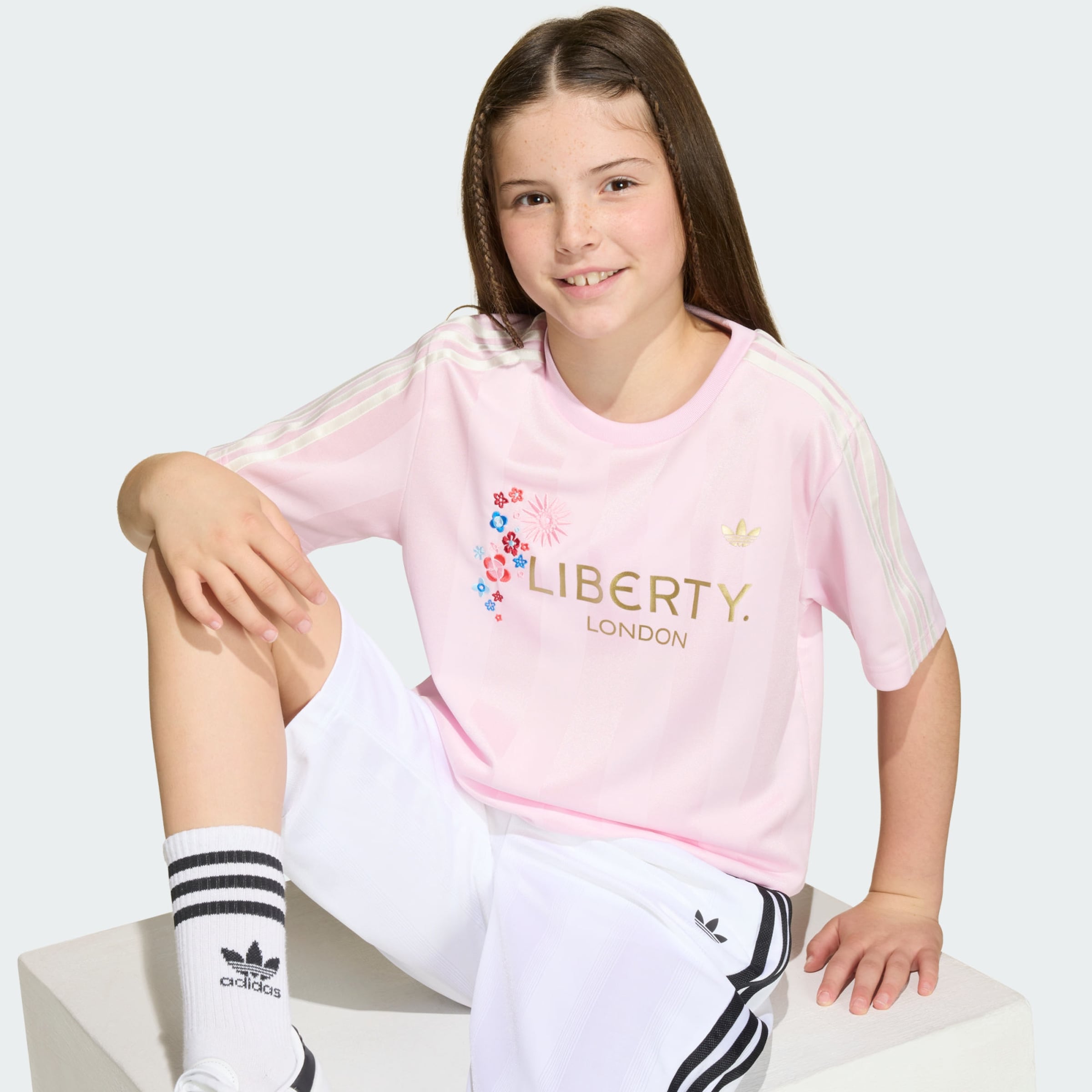 Adidas Originals Футболка 'Adicolor' в цвете Rose — фото 4