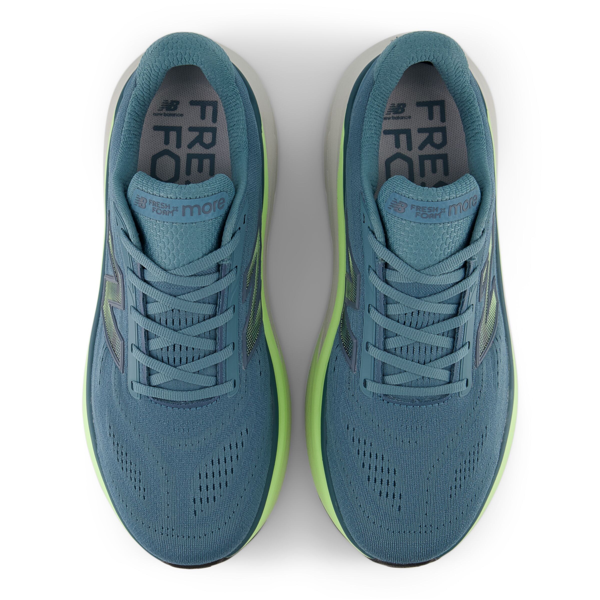 New balance Кроссовки для бега 'Fresh Foam X More v6' в цвете Petrol, Grass Green — фото 4