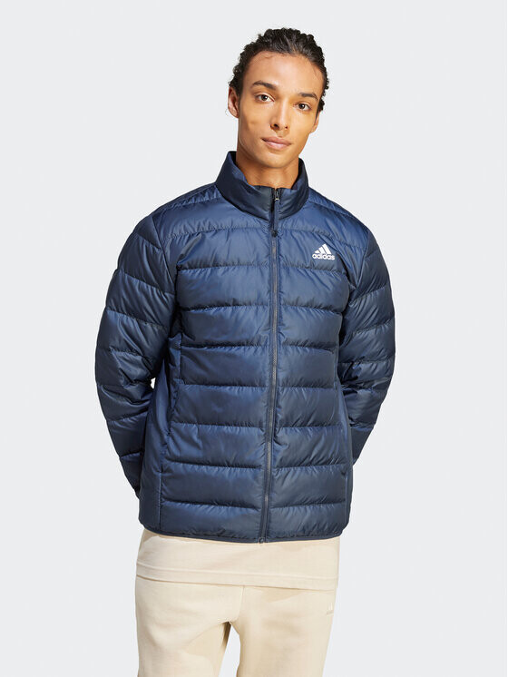 

Пуховик стандартного кроя Adidas, синий