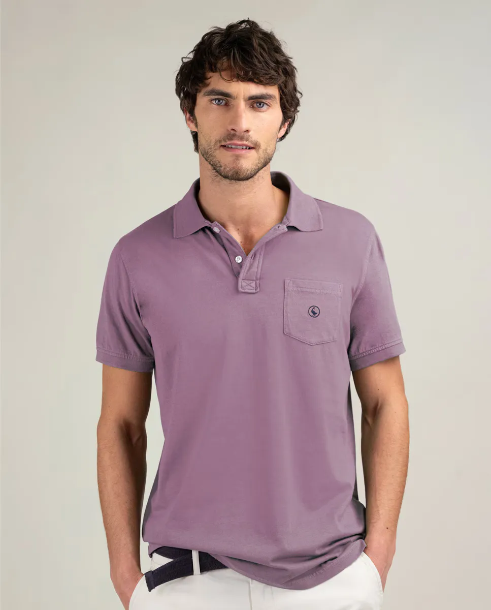 

Мужская поло Jersey Garment Dyed El Ganso, розовый