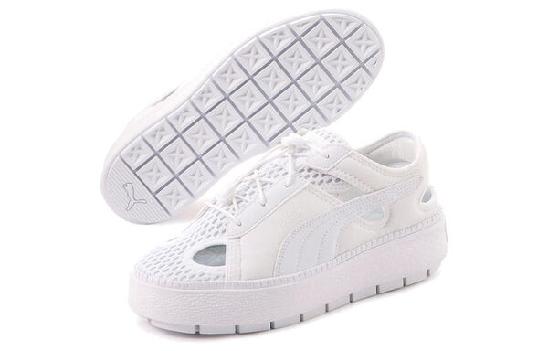 Сандалии platform trace lite mule 'white' Puma, белый — фото 3