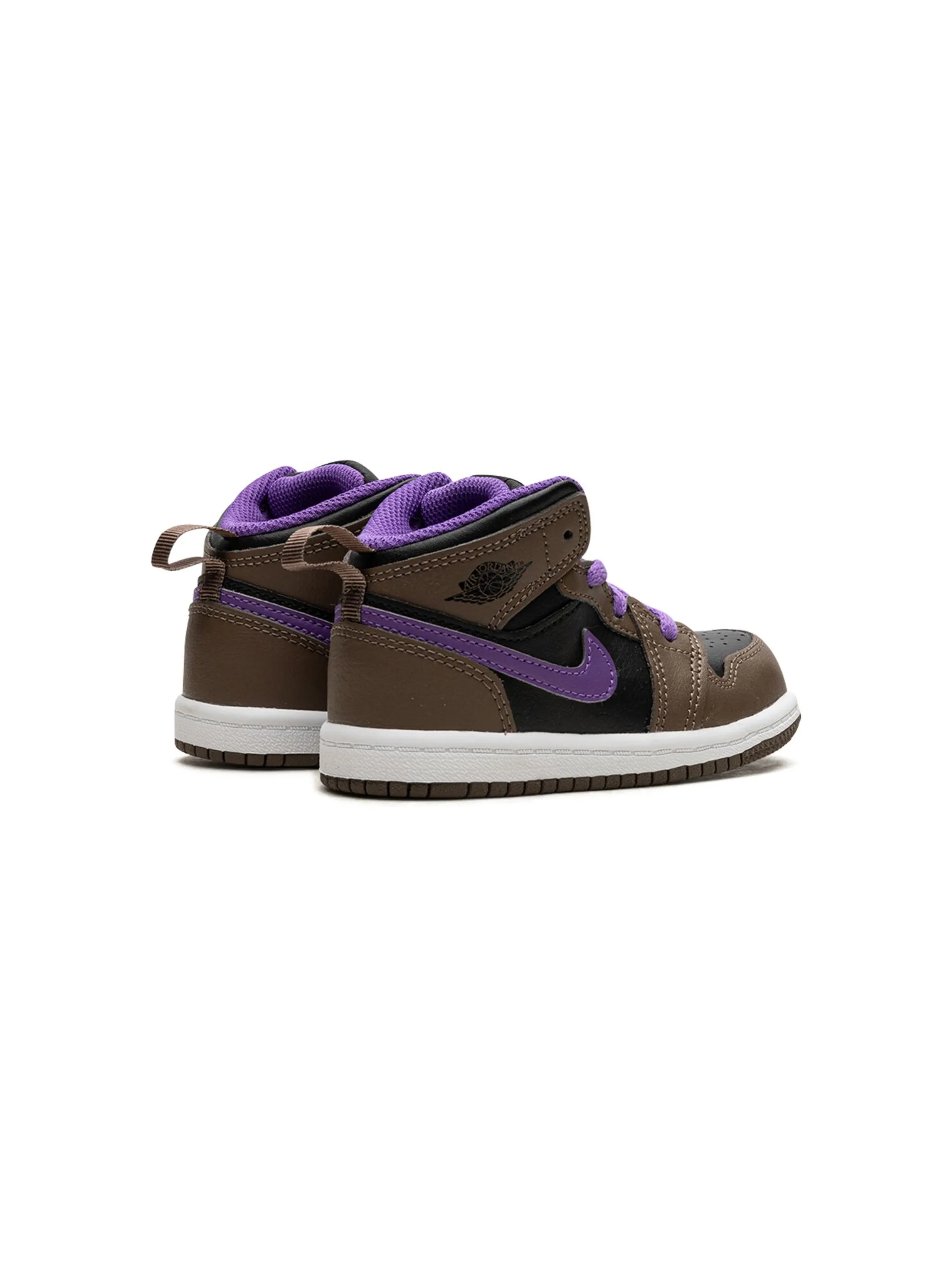 Кроссовки Air Jordan 1 Mid Palomino Jordan Kids, коричневый — фото 3