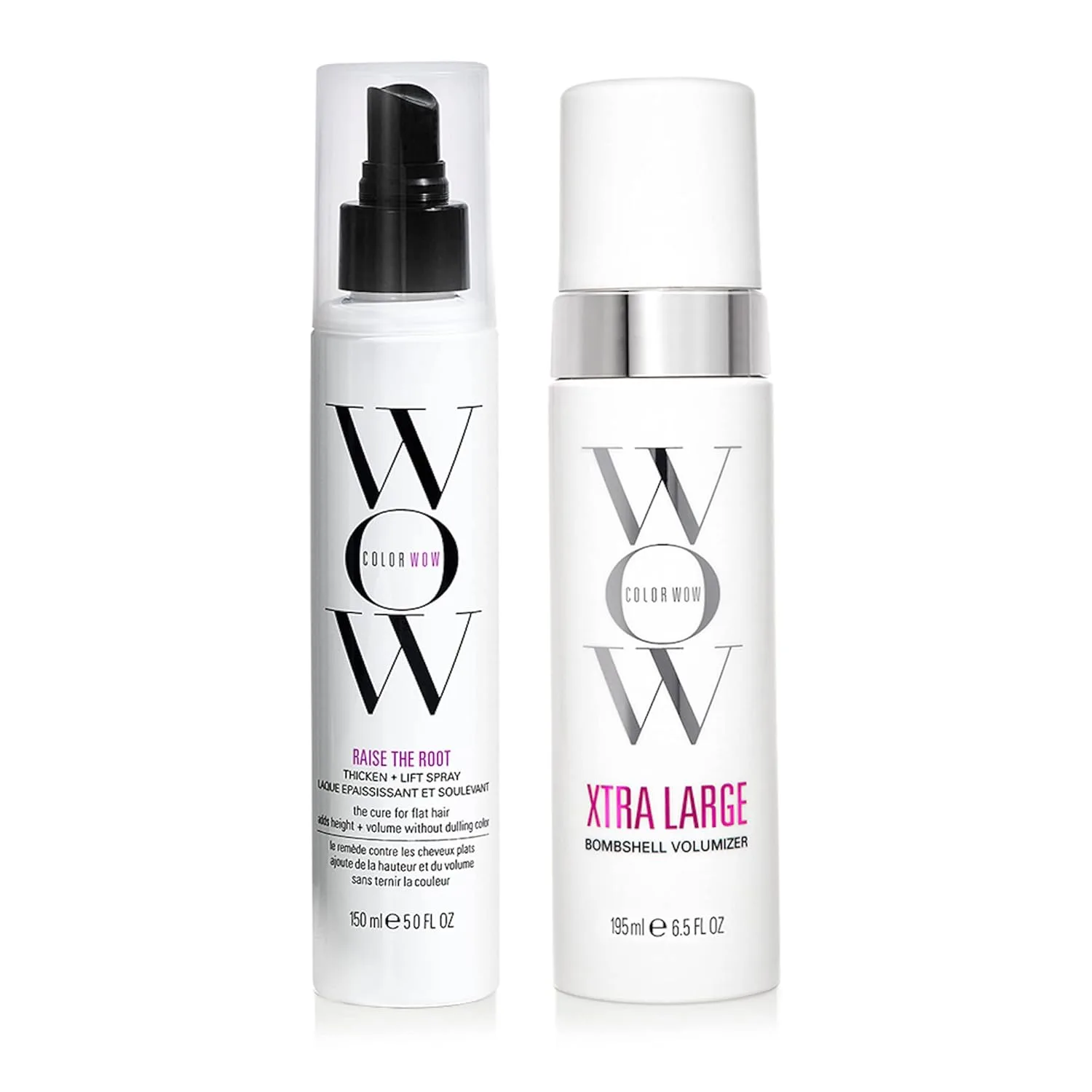 COLOR WOW Xtra Large Bombshell Volumizer - новая технология без спирта для стойкого объема и густоты волос. набор из 2 штук