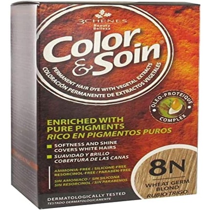 

Les 3 Chenes Color & Soin Перманентный краска для волос Пшеничный блонд 8N Les 3 ChÊNes