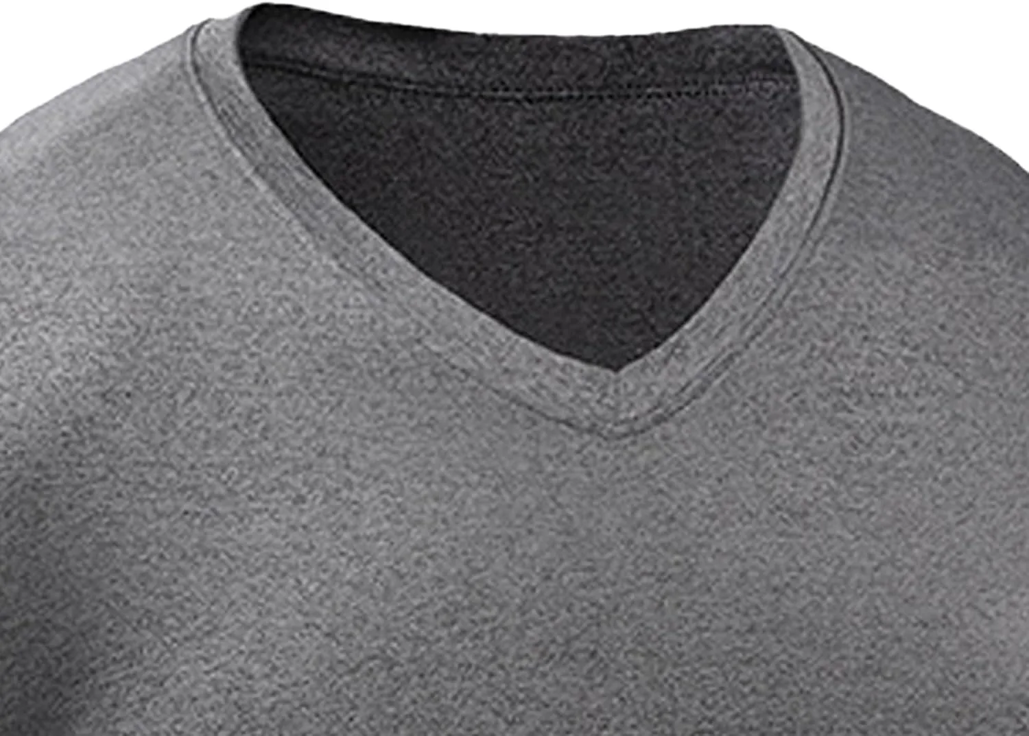Мужская футболка V-Neck Sweatproof для тренировок Slim Compression — фото 2