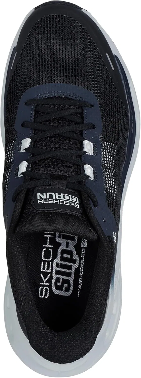 Мужские кроссовки Skechers Max Cushioning Glide-step, Black Grey — фото 2
