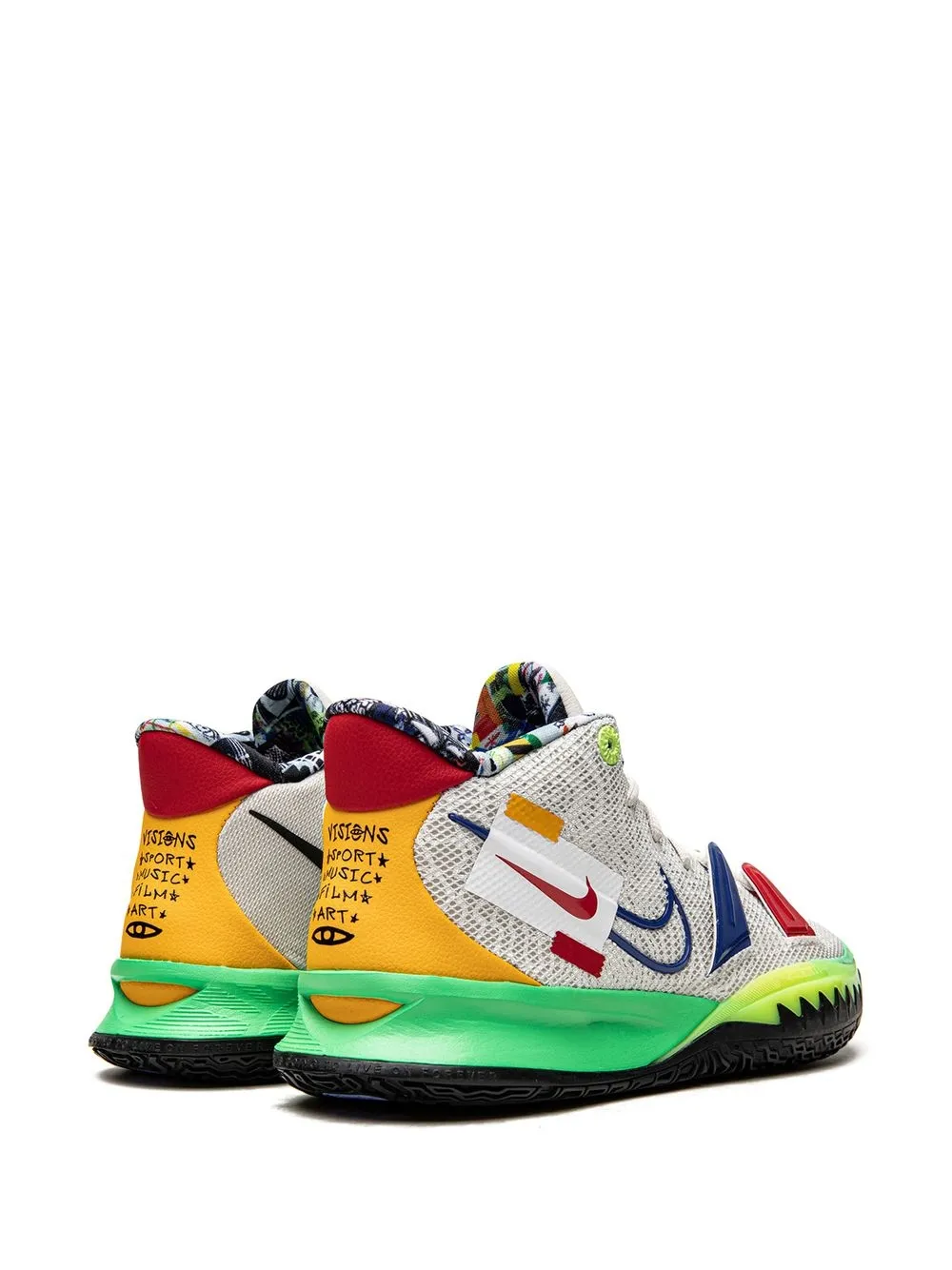 Высокие кроссовки Kyrie 7 Nike, белый — фото 3
