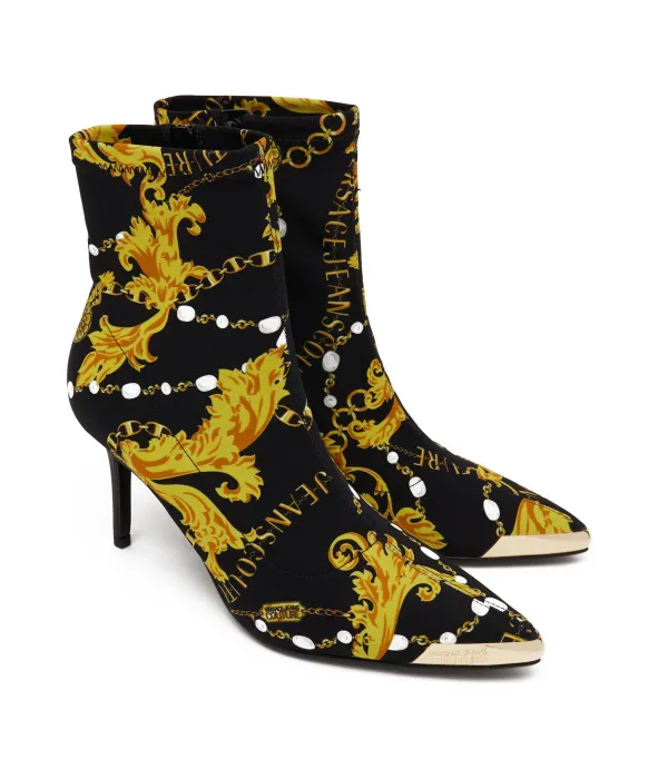 Ботильоны Versace Jeans Couture, черный — фото 3