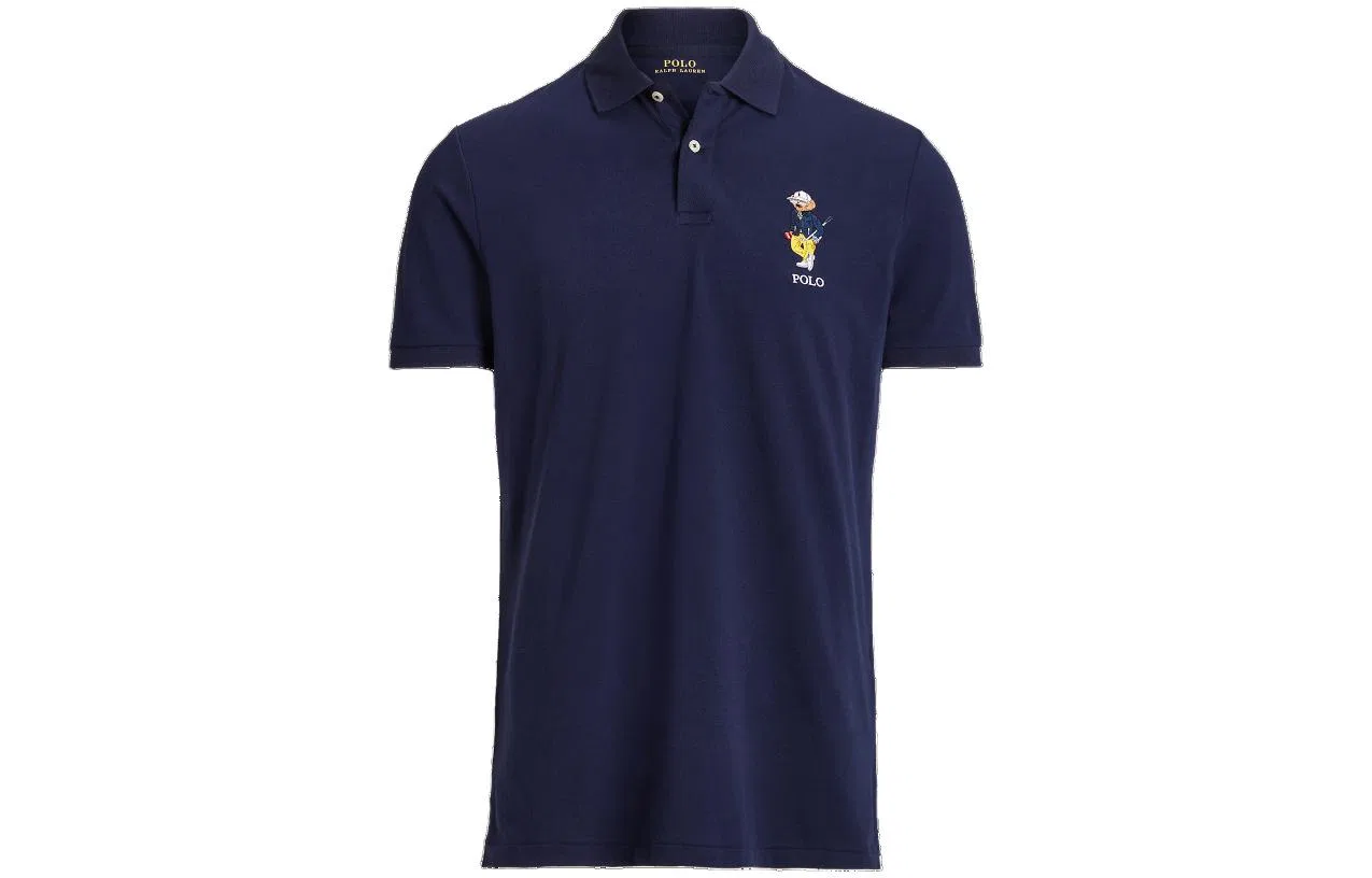 Поло с медведем Yankees, Polo Ralph Lauren, Marine Blue