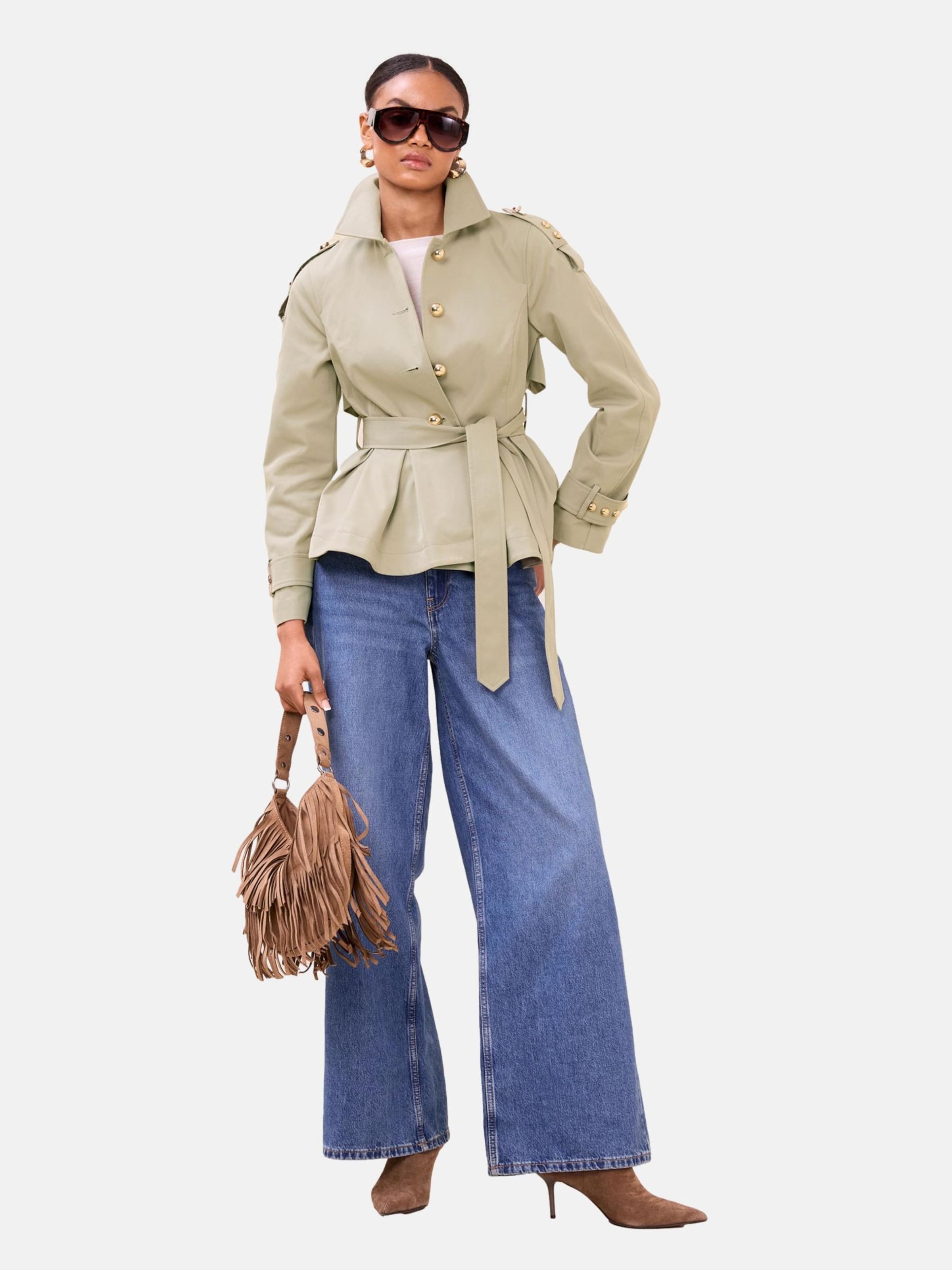 

Lipsy Куртка для межсезонья в пастельно-зеленом цвете