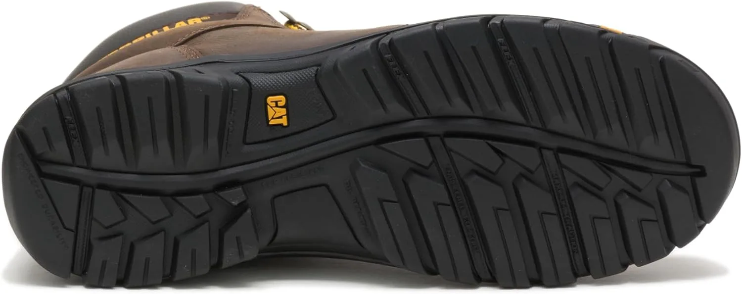 Мужские рабочие ботинки Cat Footwear с мягким носком, контурные, коричневый — фото 3