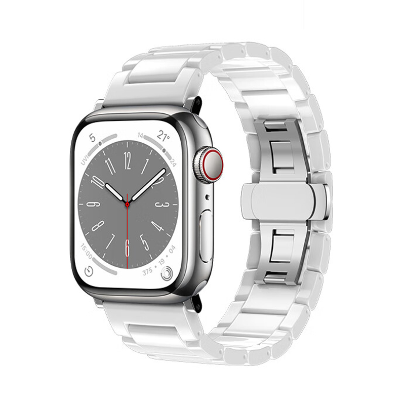 

Biaodaige Часы Strap Apple Compatibility Ceramic Material, [Ceramic Style]White