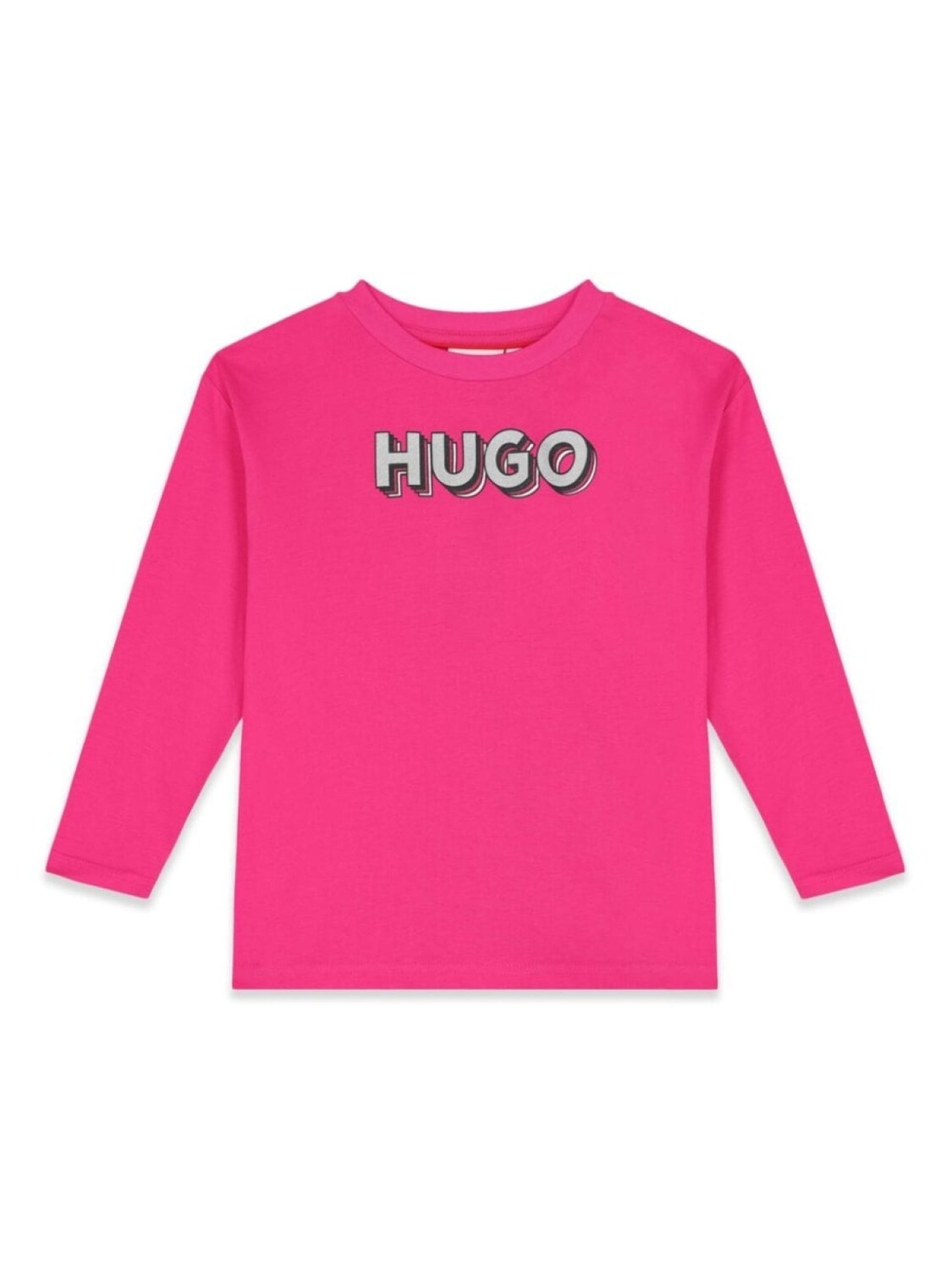 

Футболка с логотипом HUGO KIDS, розовый
