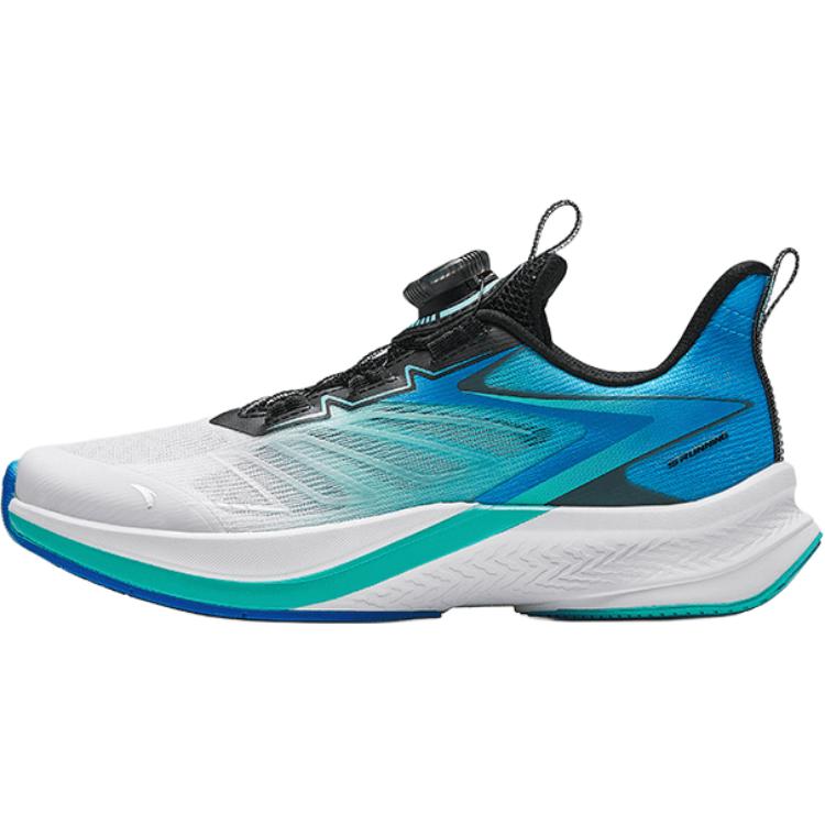 

Детские противоскользящие и дышащие низкие кроссовки Kids' для бега Antakids, белый/черный/зеленый