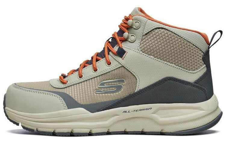 

Skechers Escape Plan Lifestyle Shoes Men High-top Charcoal Grey/brown