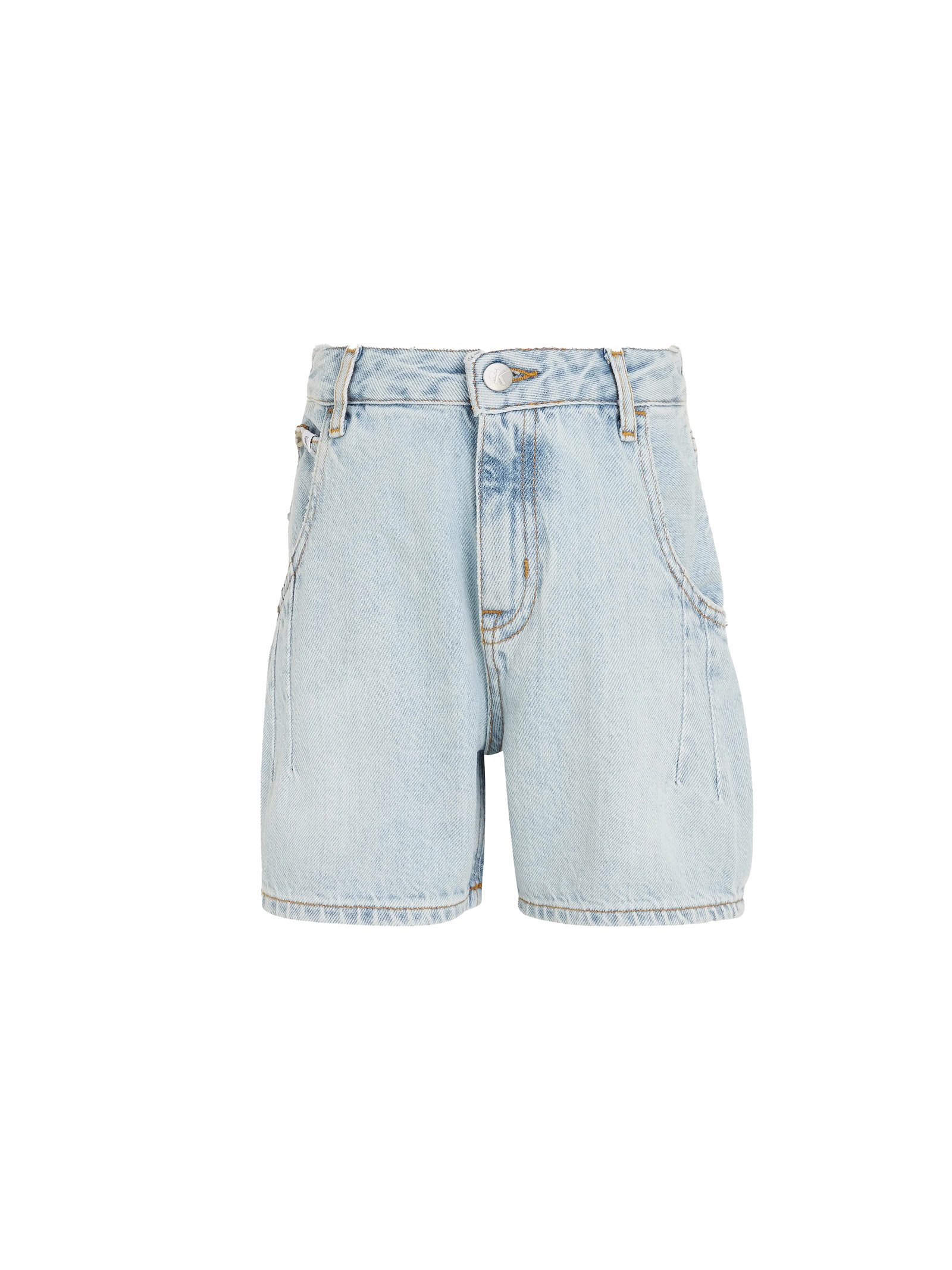 

Шорты shorts in jeans relaxed per bambine Calvin Klein, синий