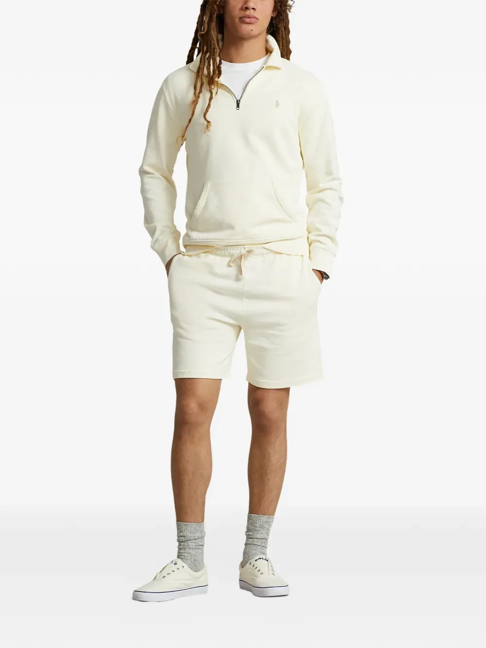 Спортивные шорты на шнуровке Polo Ralph Lauren, нейтральный — фото 2