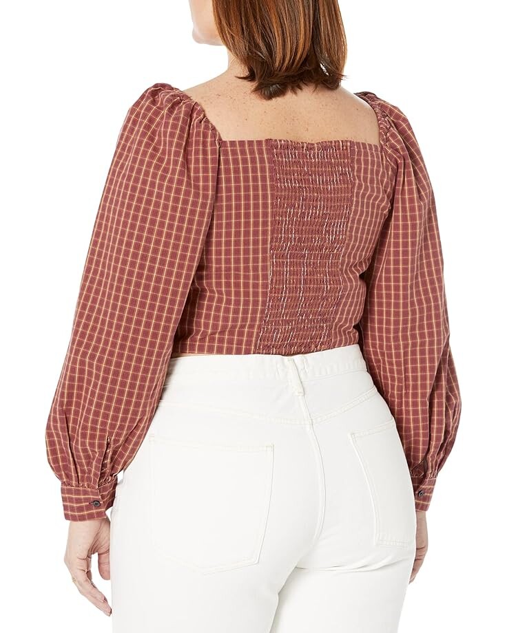 

Блуза Levi's Womens Devin Blouse, цвет Earth Red Plaid