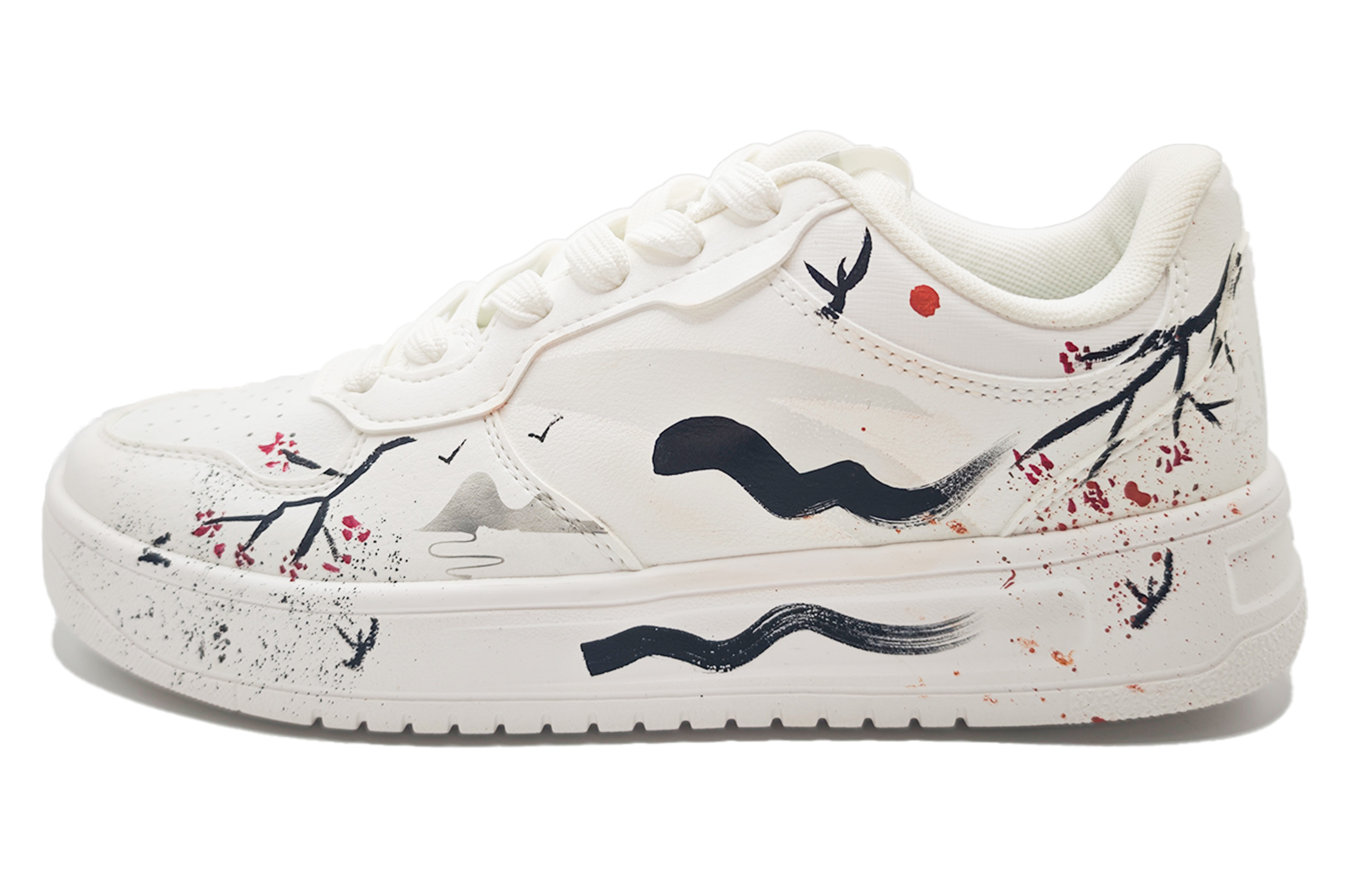 

ANTA Свободные низкие мужские кроссовки для скейтбординга, черные