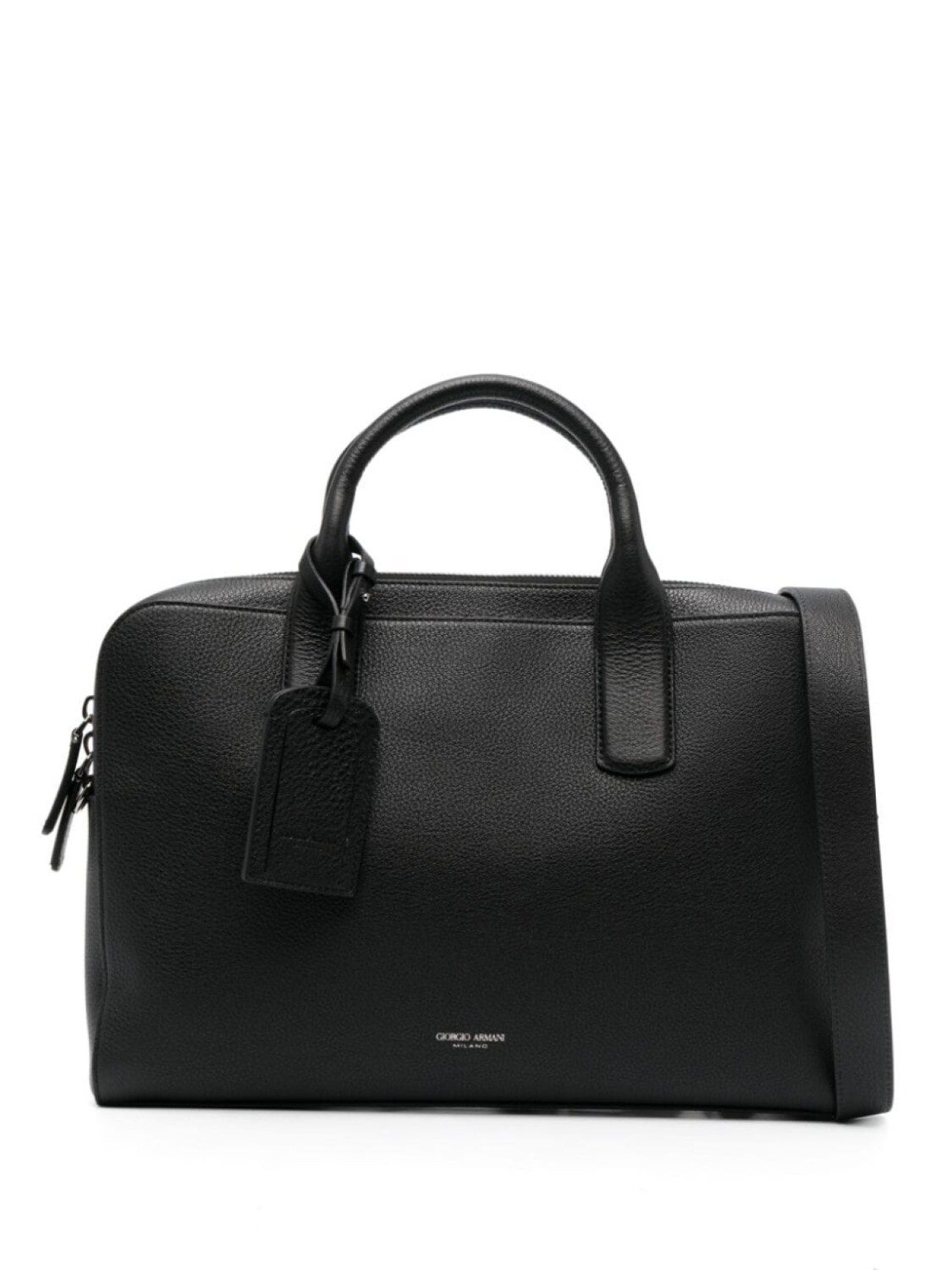 

Giorgio Armani сумка для ноутбука с логотипом, черный