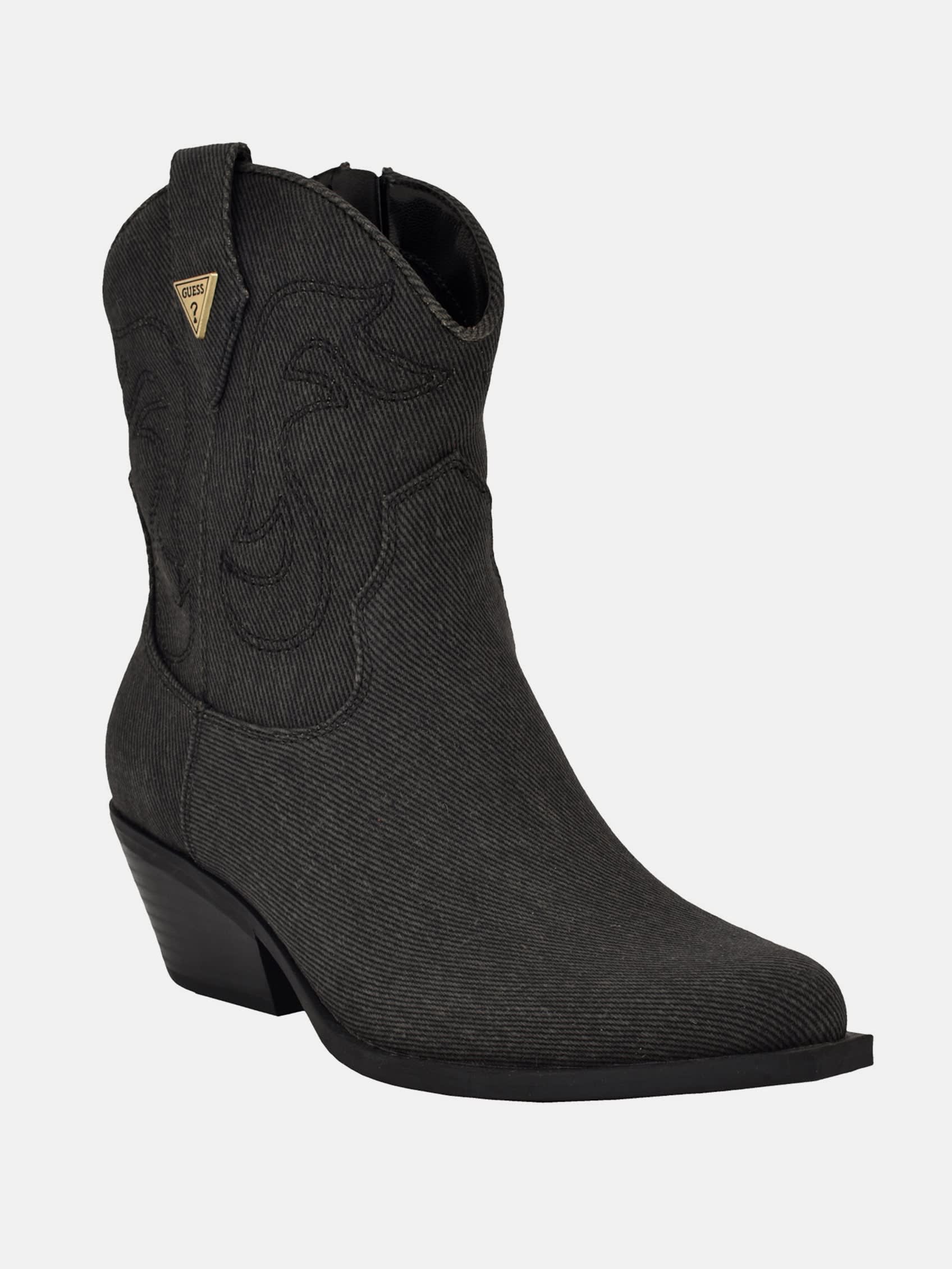 Ботинки ковбойские Daleton Denim Guess Factory, черный