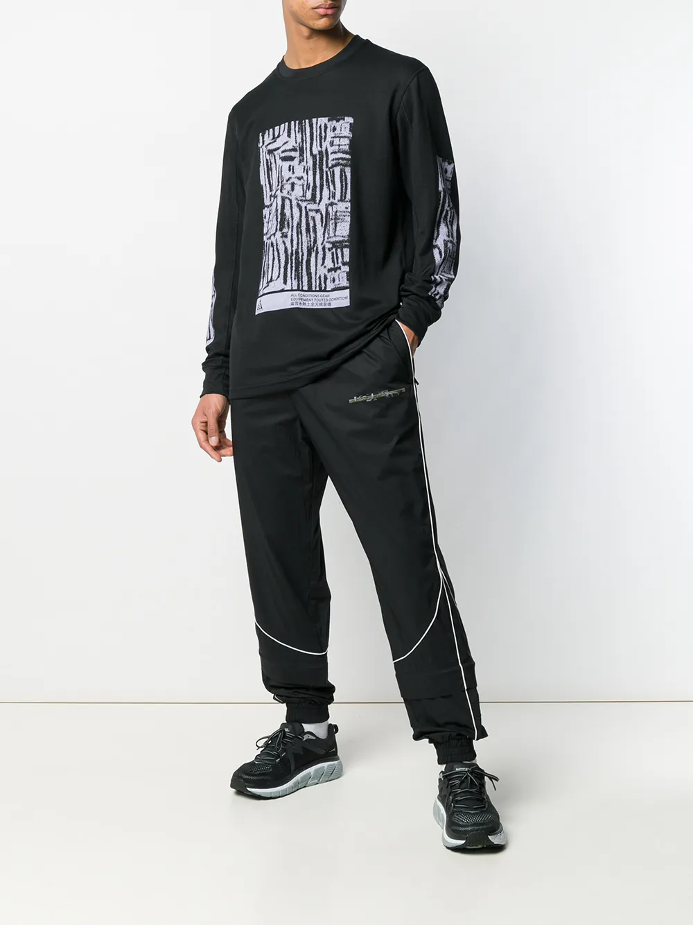 Топ ACG с длинными рукавами Nike, черный — фото 2