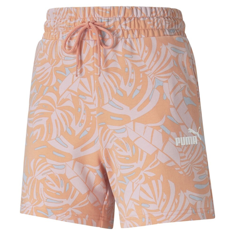 

Шорты Puma Floral Vibes High Waist Aops, оранжевый