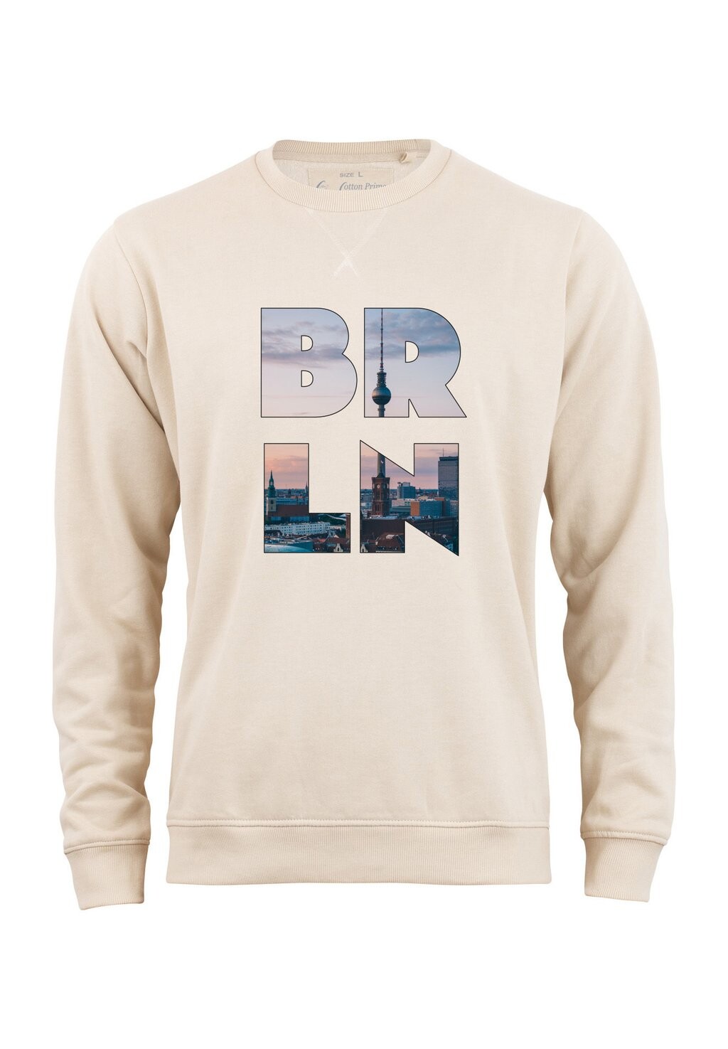 

Толстовка SKYLINE BERLIN WELTENBUMMLER KOLLEKTION Cotton Prime, песочный