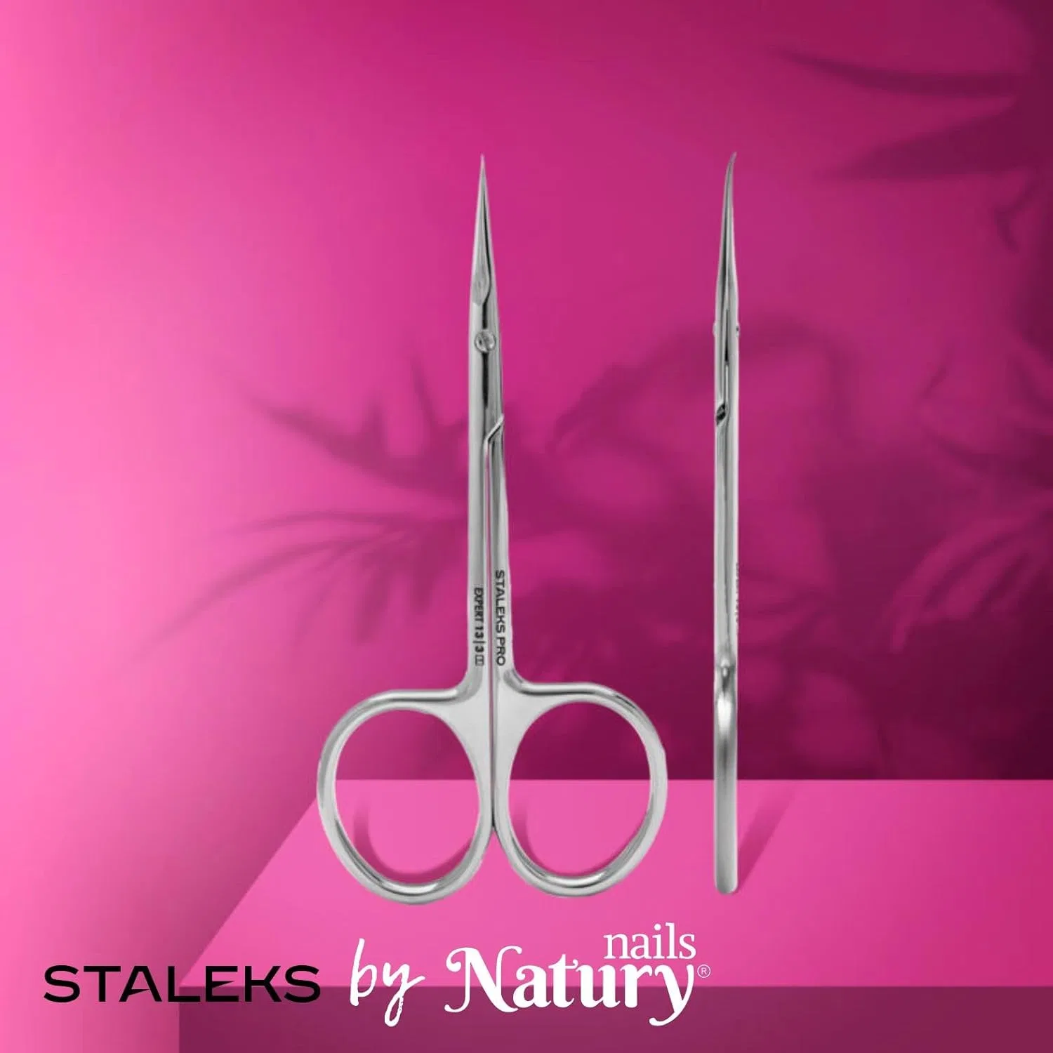 Профессиональные ножницы для кутикулы STALEKS PRO Expert SE-13/3 с крючком для левшей Natury Nails — фото 2