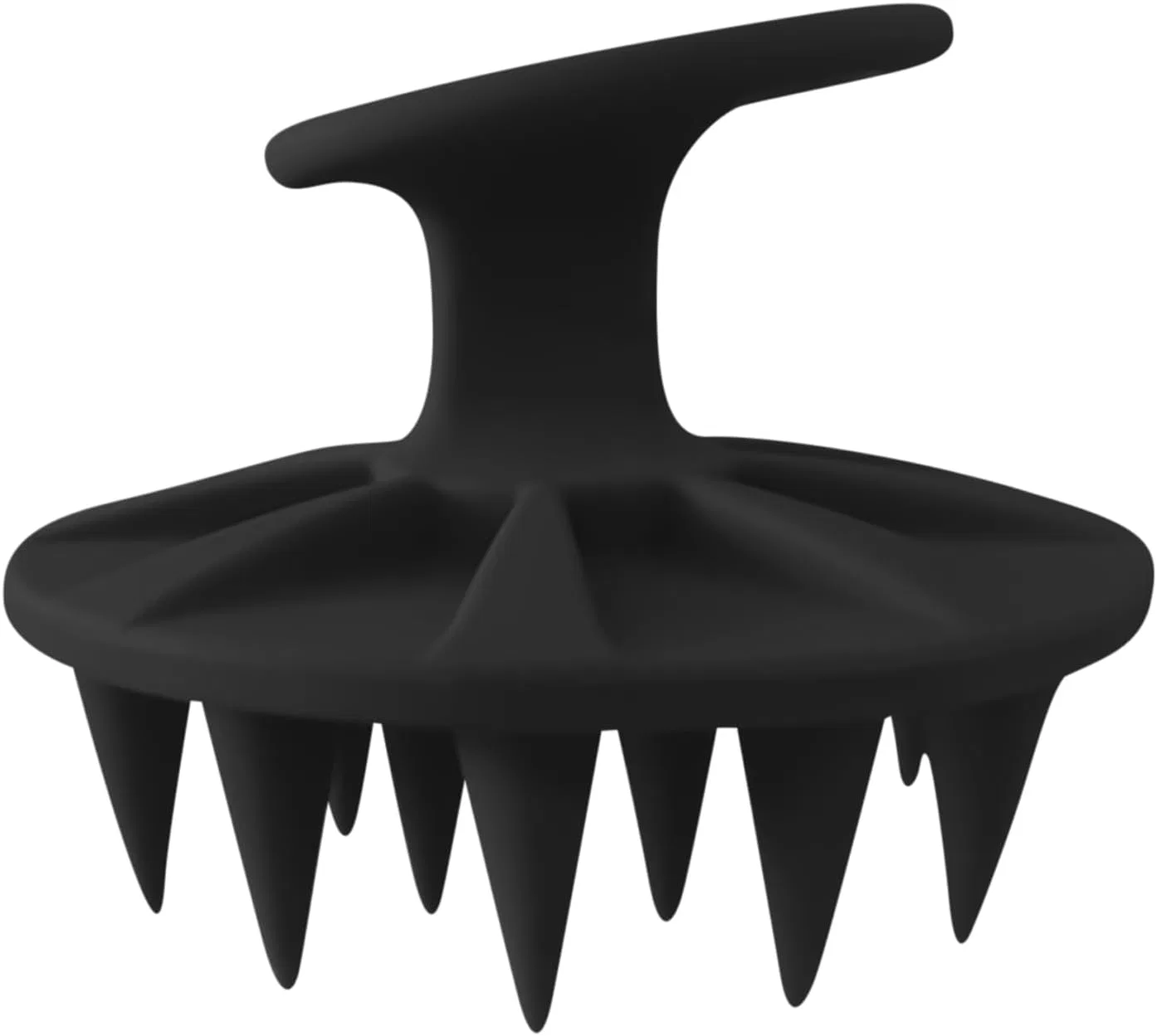 Силиконовая щетка для массажа головы Generisch, Black