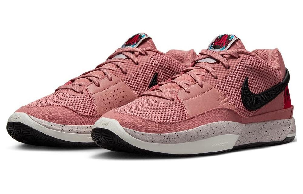 Мужские баскетбольные кроссовки Nike Ja 1, Черный/Университетский красный — фото 3