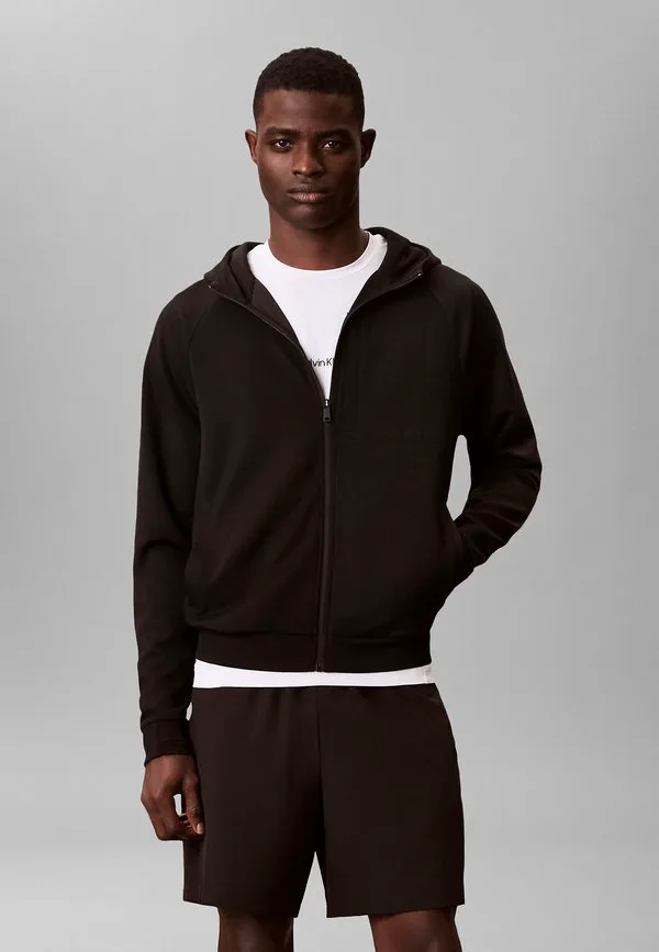 

Толстовка на молнии для путешествий Calvin Klein, Black, Черный, Толстовка на молнии для путешествий Calvin Klein, Black
