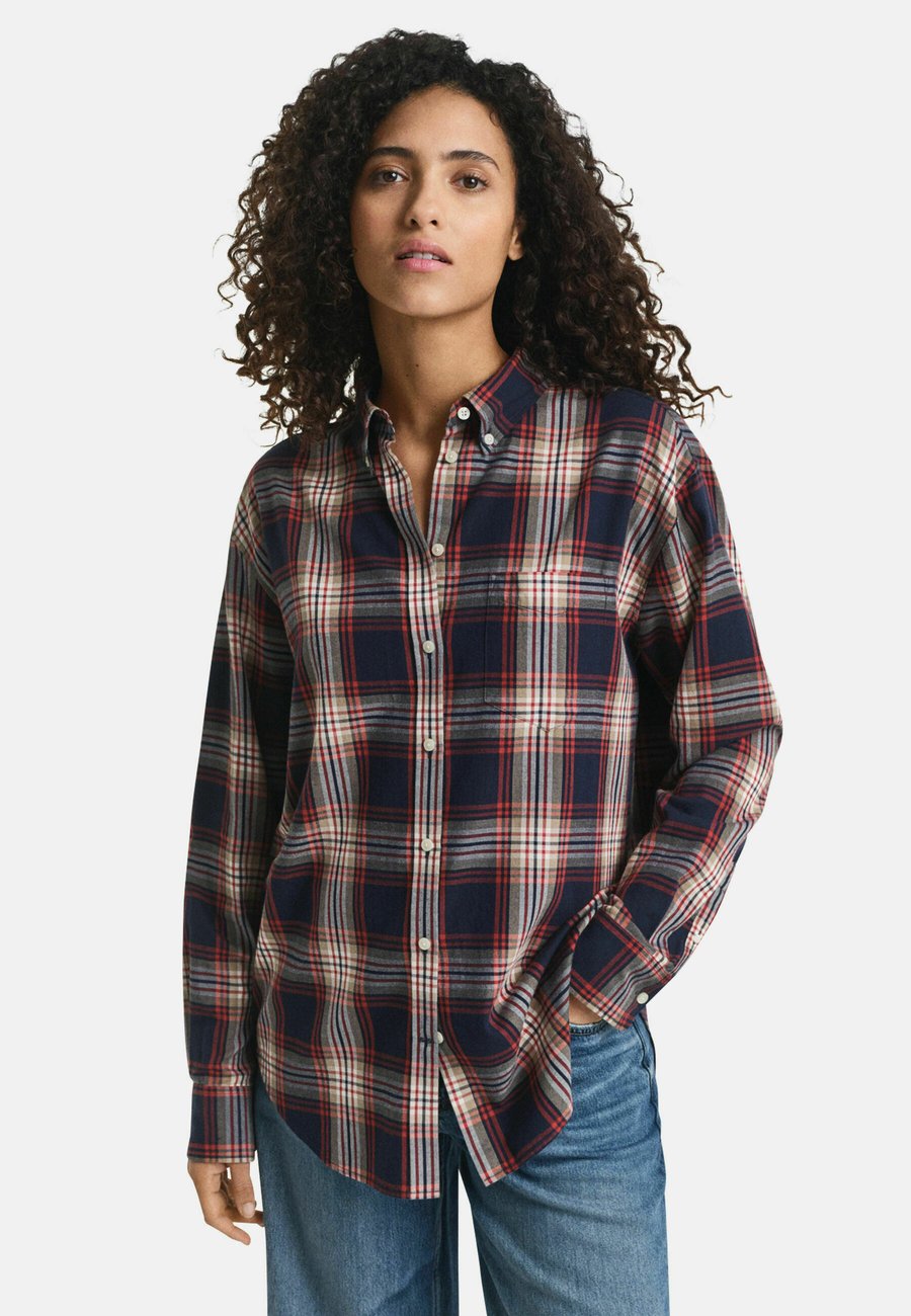 

Блуза GANT REL CHECKED, Evening Blue/Blue