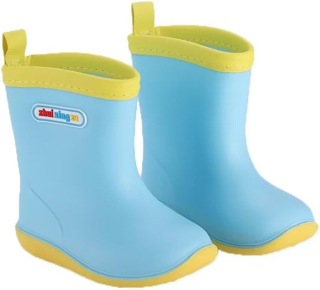 

Детские мягкие милые мультяшные резиновые сапоги для мальчиков и девочек для прогулок и водных видов спорта Zonkacen, Blue