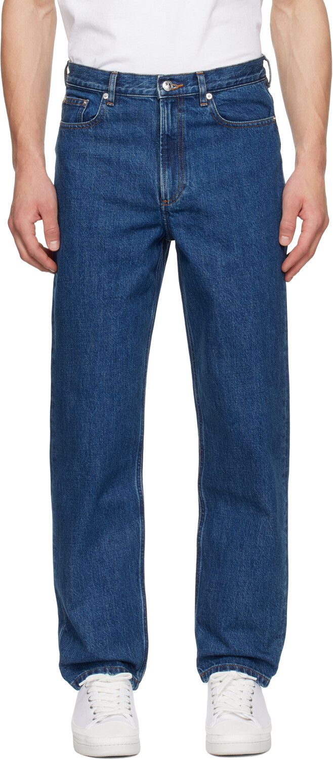 

Синие джинсы Martin A.P.C., Stonewashed Indigo