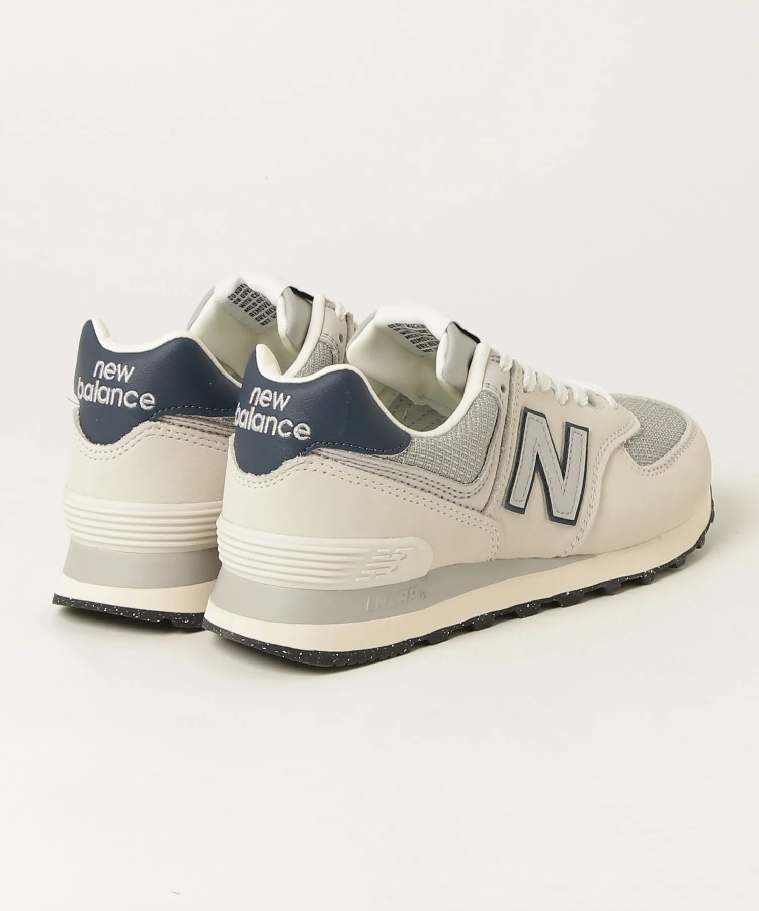 Кроссовки классические из натуральной кожи New Balance 574 белые — фото 2