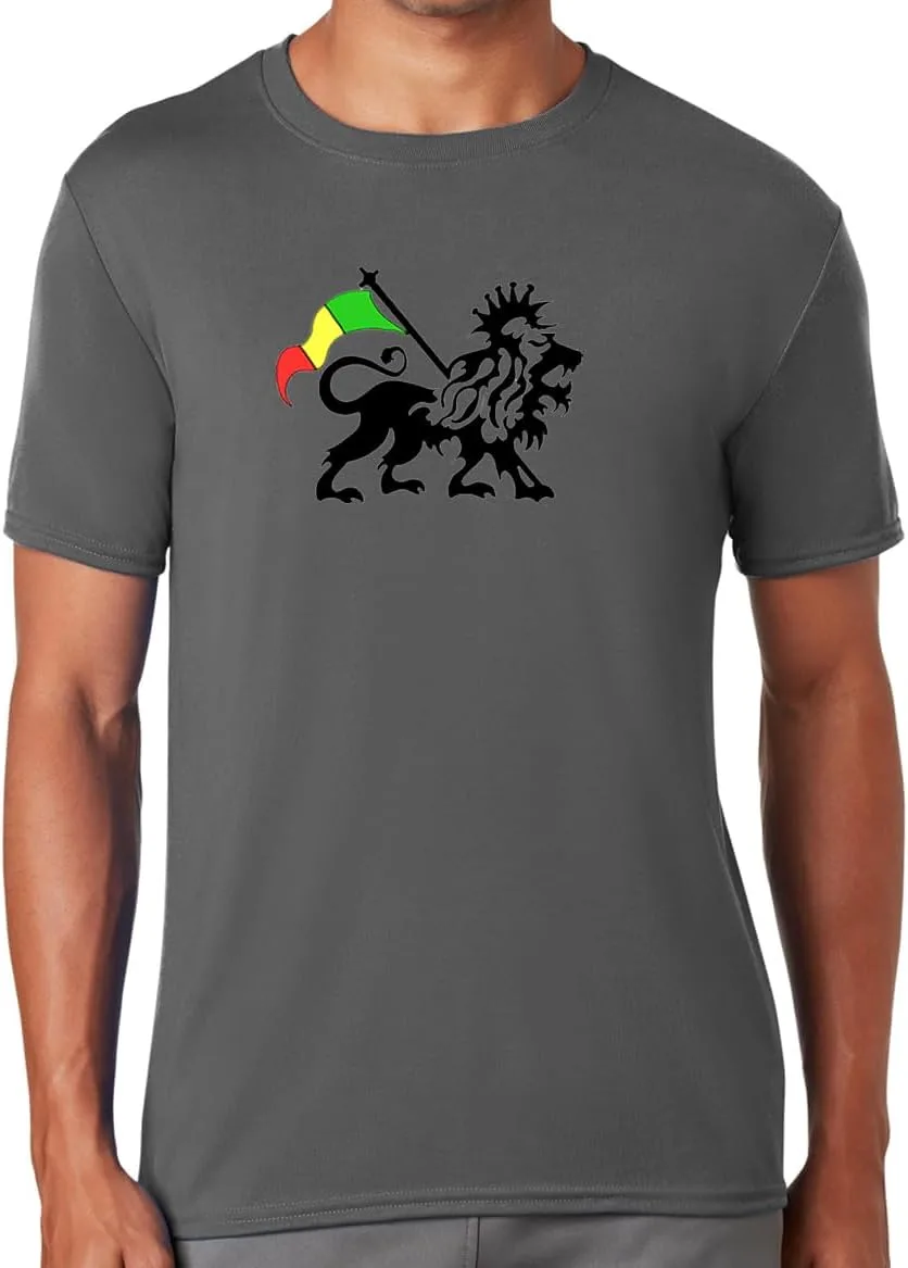 

Футболка для йоги мужская Moisture-Wicking Rasta Lion Yoga Clothing For You